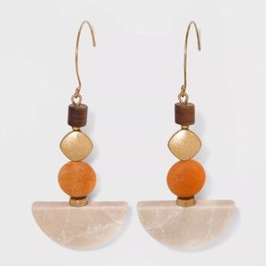 Semiprecious Drop Earrings